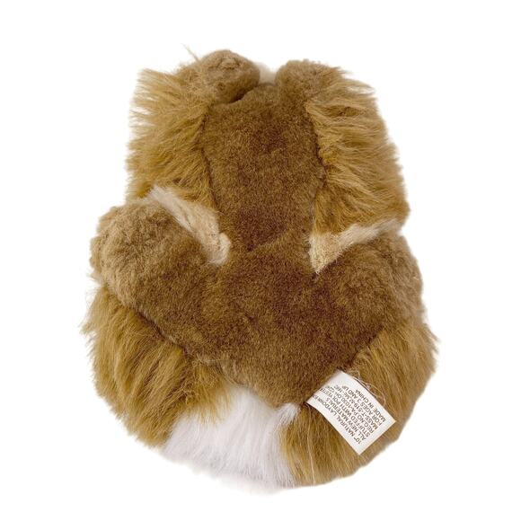 Fiesta Natural Laydown Bunny Rabbit Plush Stuffed Animal Toy 10” Tan - Picture 5 of 10